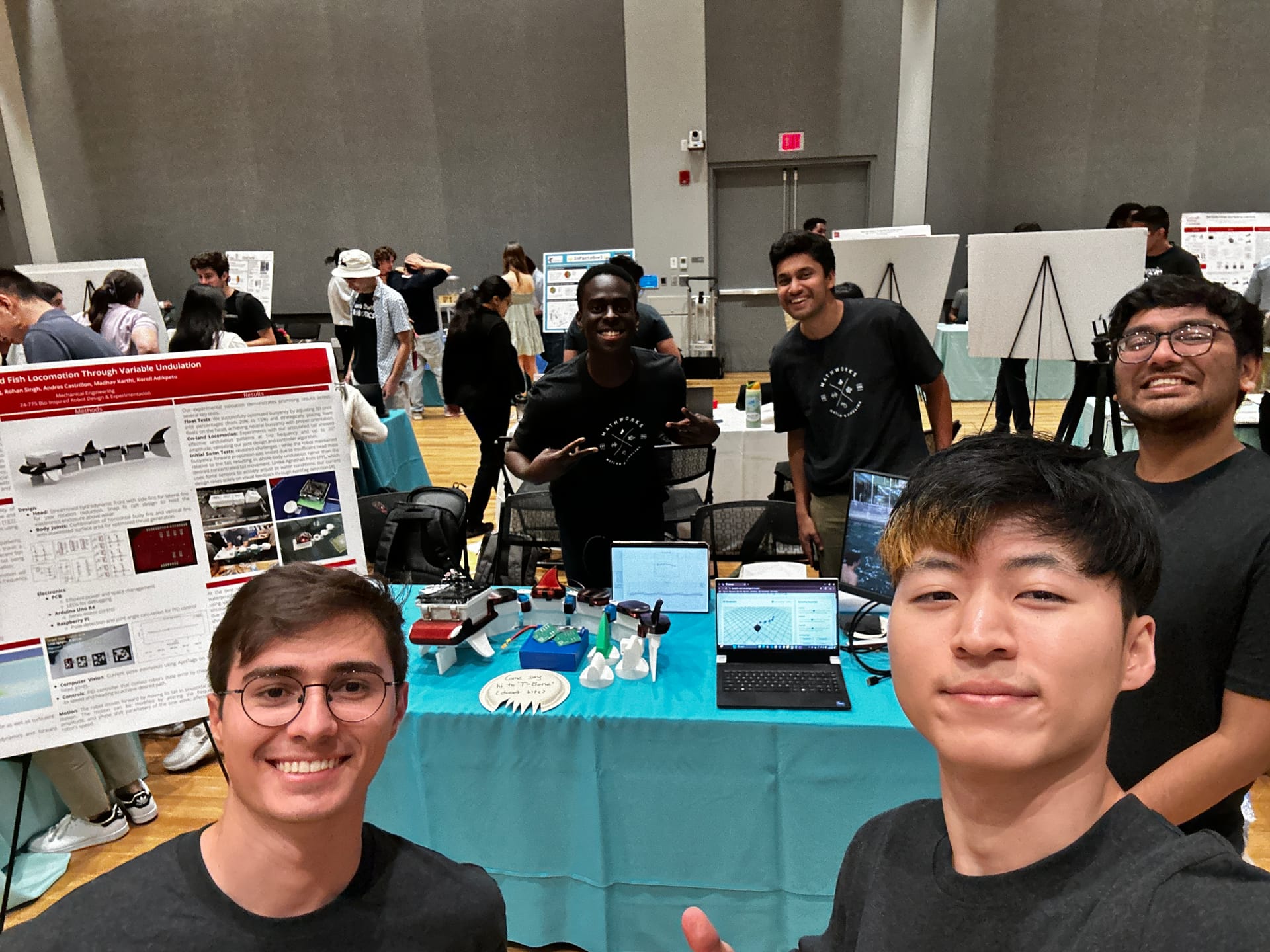 Complete T-Bone Fish Robot Group