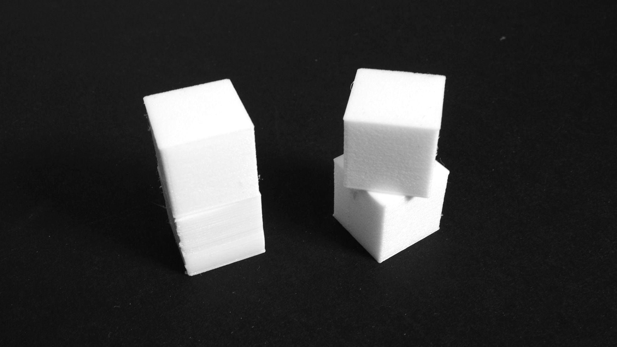Two MOGO modules connected by a single soft ball-and-socket joint